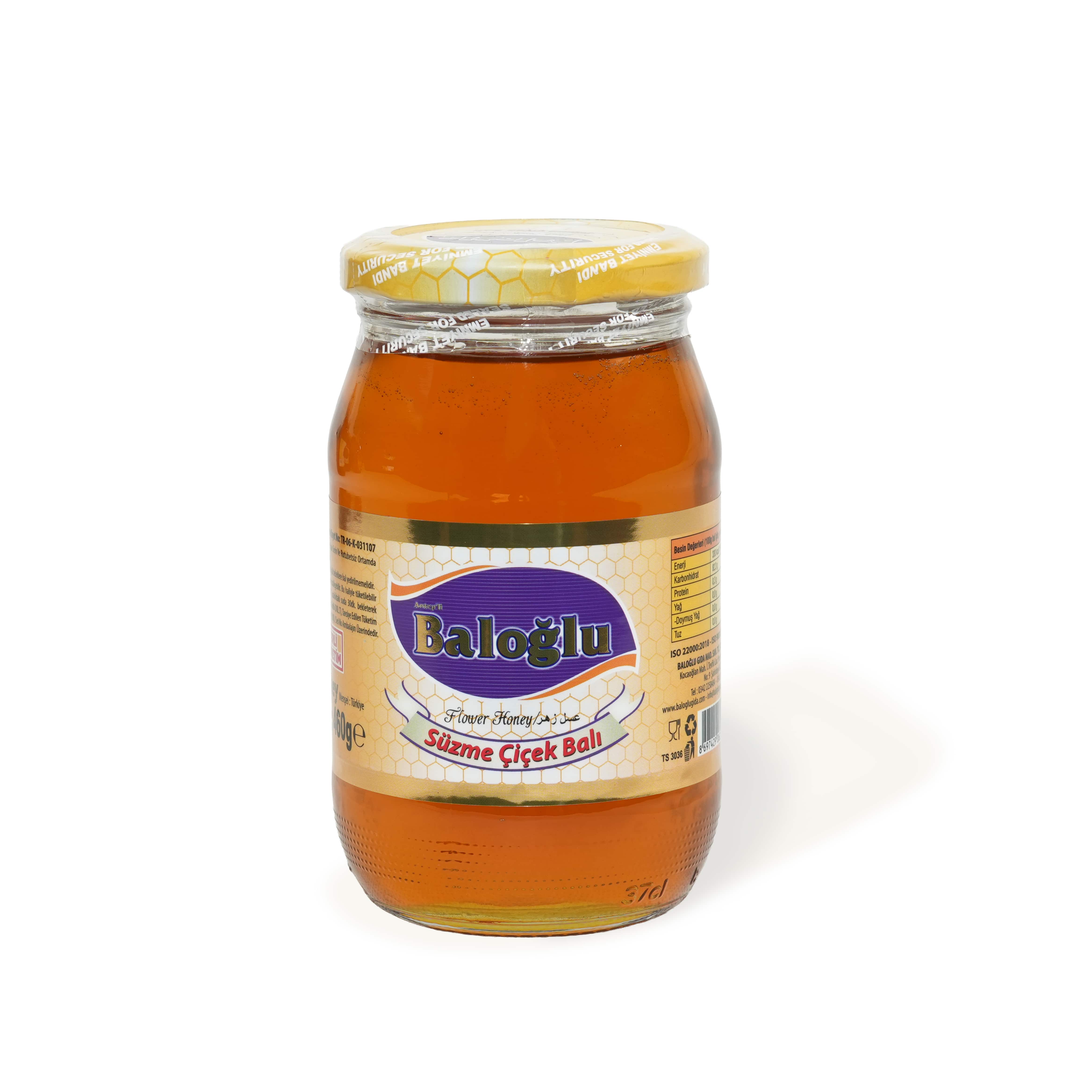 Süzme Çiçek Balı - (460g)