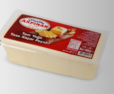 Tam Yağlı Taze Kaşar Peyniri - (1000g)