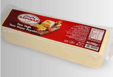Tam Yağlı Taze Kaşar Peyniri - (2000g)